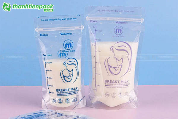 Túi zip đựng sữa mẹ