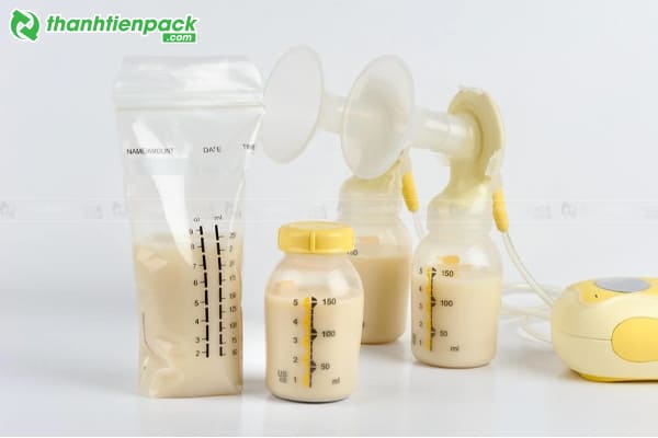 Túi zip đựng sữa trong suốt