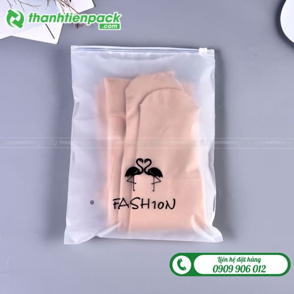Túi zip lụa đựng đồ đi sinh