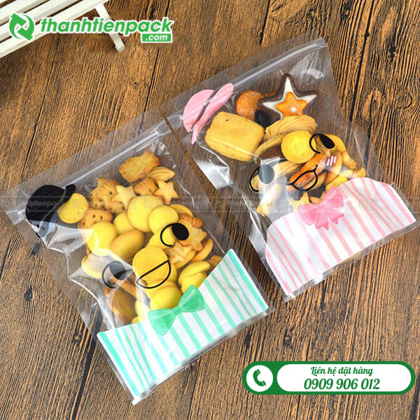 Túi zip trong đựng bánh