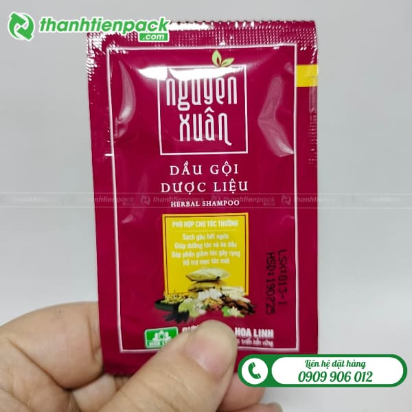 Bao bì dầu gội nguyên xuân