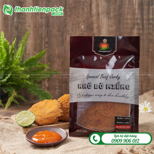 Bao bì đóng gói khô  bò