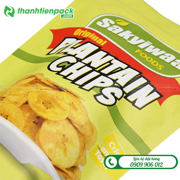 Bao bì đựng chuối sấy