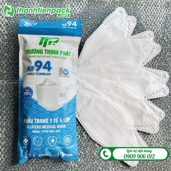 Bao bì đựng khẩu trang kf94