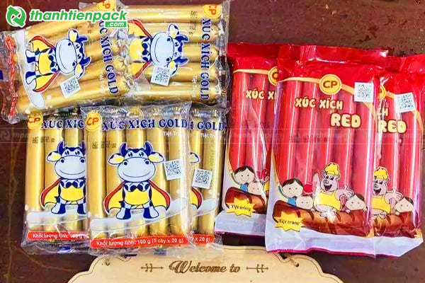 Bao bì đựng xúc xích