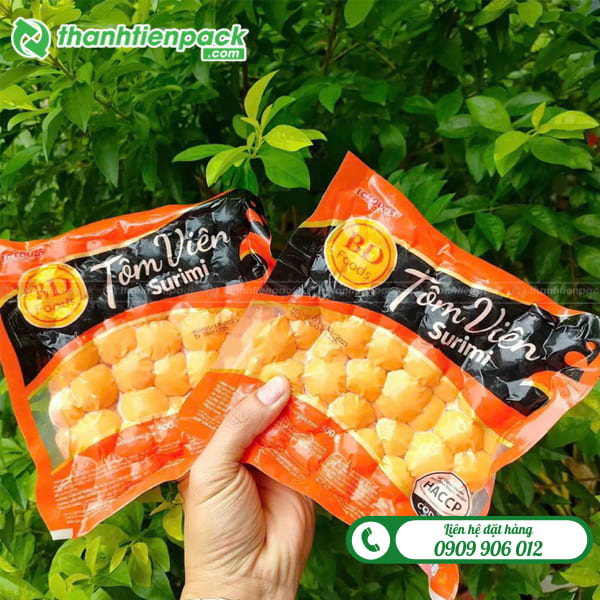 Bao bì tôm viên