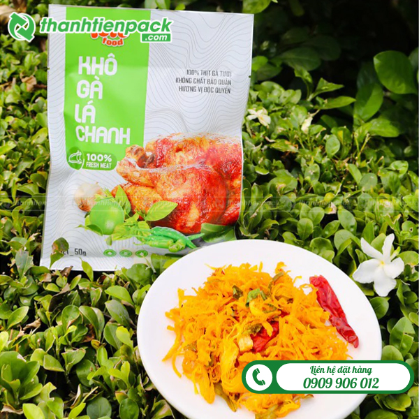 Bì đựng khô gà lá chanh