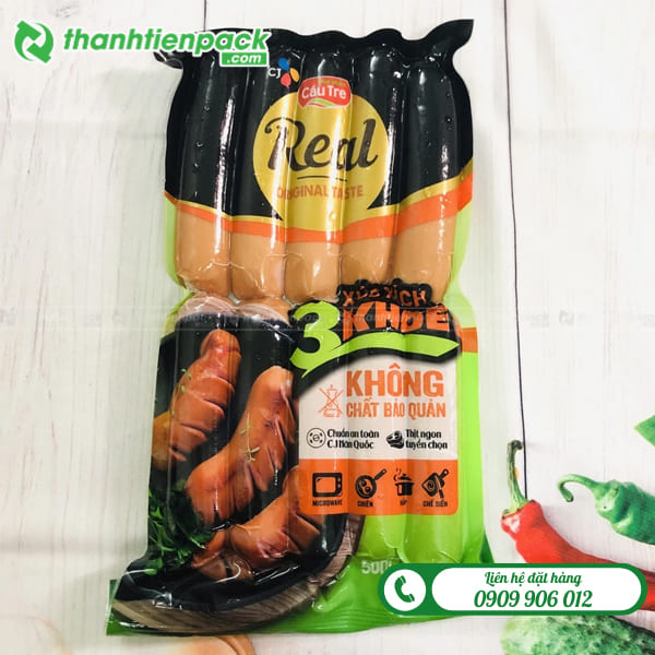 Bì đựng xúc xích hút chân không