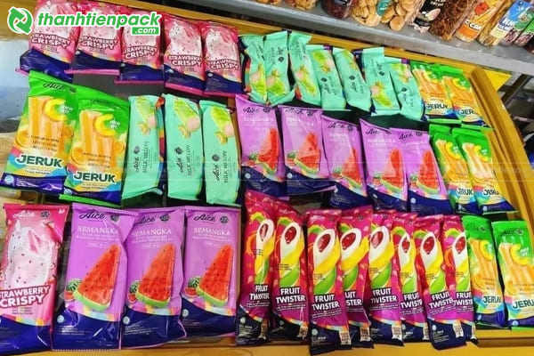 Hình ảnh bao bì kem que