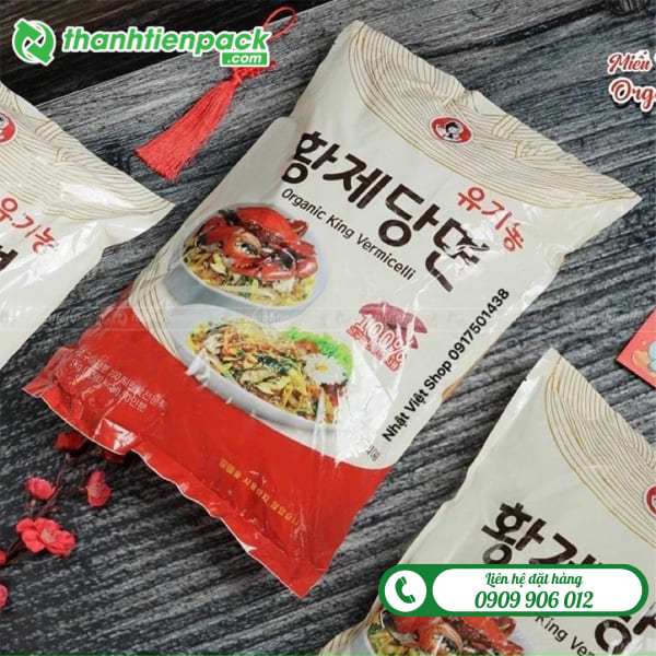 in túi đựng bún miến khô