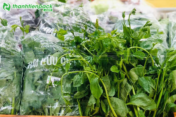 in t&uacute;i đựng rau sạch trong si&ecirc;u thị