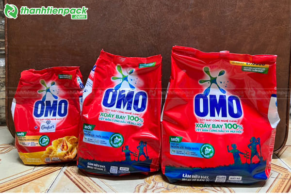 Mẫu bao bì bột giặt đẹp