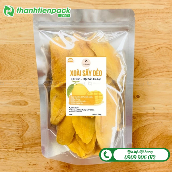 Túi bạc 1 mặt đựng xoài