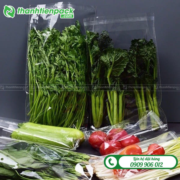 T&uacute;i b&oacute;ng k&iacute;nh trong suốt đựng rau