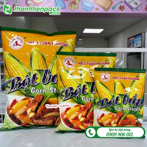 T&uacute;i bột bắp in logo