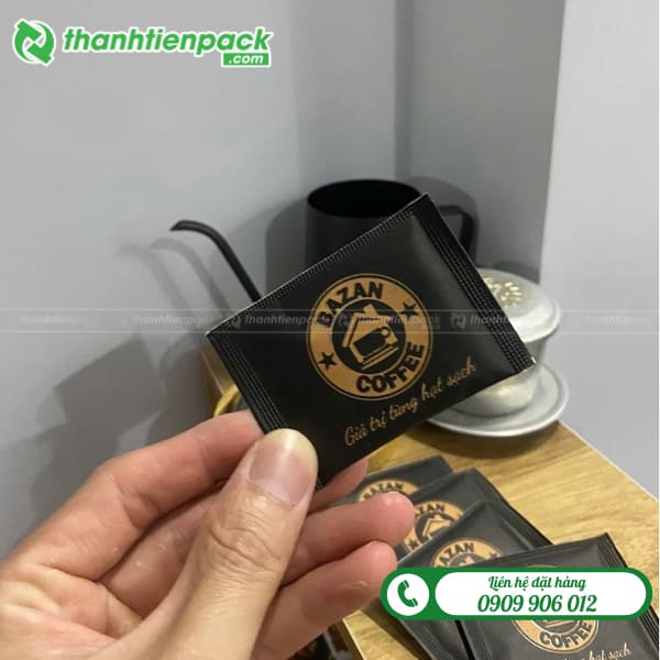 Túi đựng đường que cafe