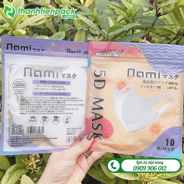Túi đựng khẩu trang 5d mask