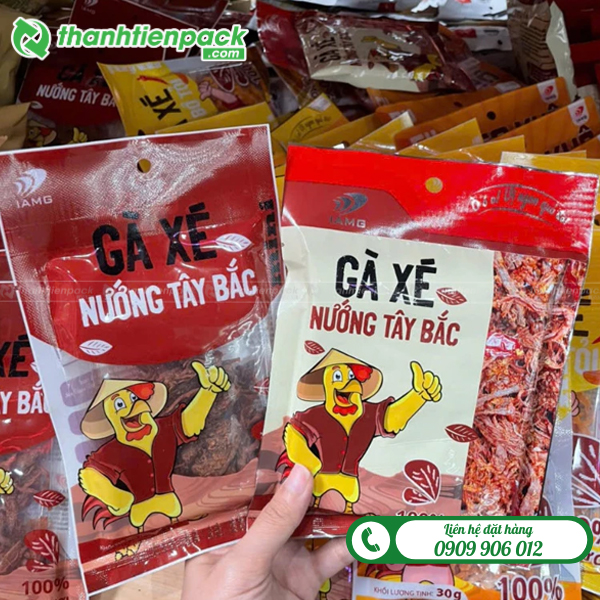 Túi đựng khô gà xé 