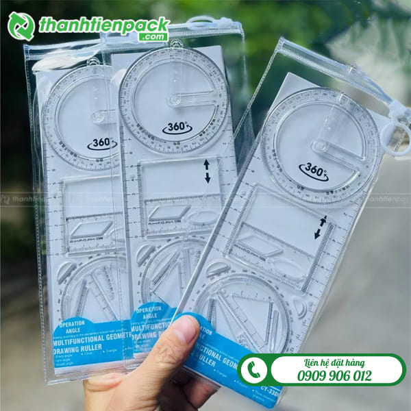 Túi đựng thuốc có khóa kéo zip