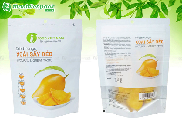 Túi đựng xoài sấy dẻo