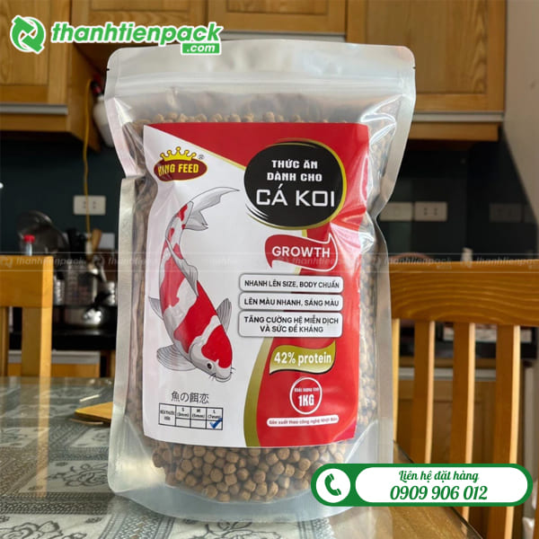 Túi zip bạc 1 mặt đựng mồi câu cá