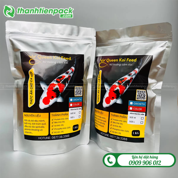 túi zip bạc đựng mồi câu cá