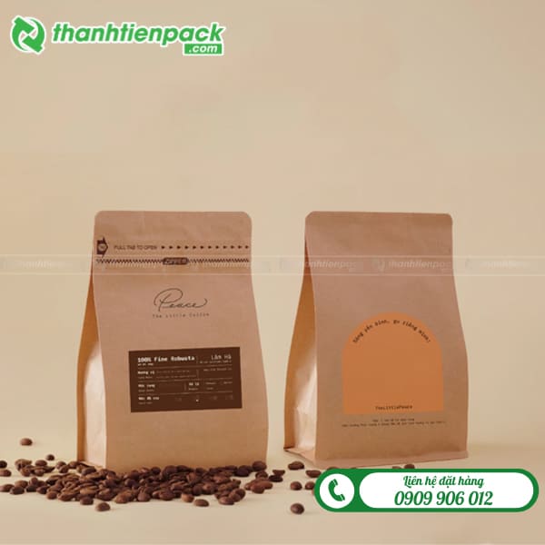 Túi zip giấy đựng cà phê