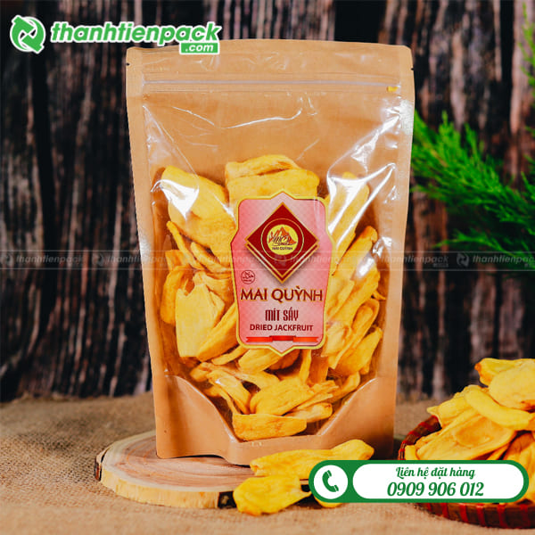 Túi zip giấy đựng mít sấy