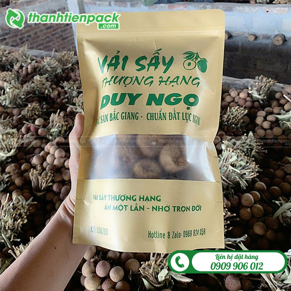 Túi zip đựng vải sấy khô