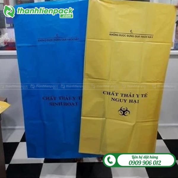 Bao rác y tế cỡ đại