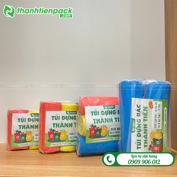 Mua túi đựng rác nhiều màu