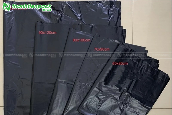 Túi đựng rác công nghiệp màu đen