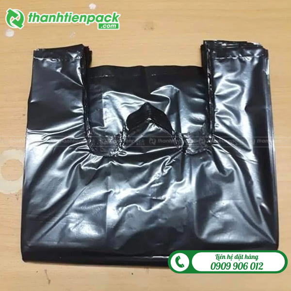 Túi đựng rác đen có quai