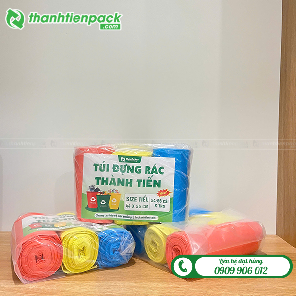 Túi rác cuộn màu loại nhỏ