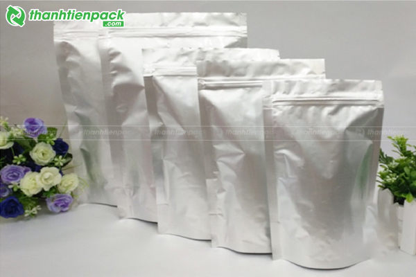Các size túi zip bạc