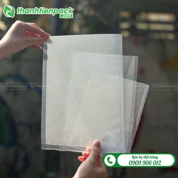 Hình ảnh túi hút chân không 2 mặt nhám