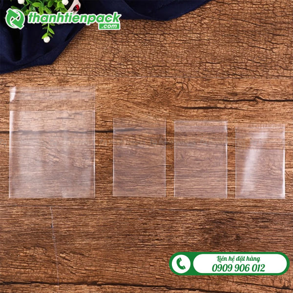 Kích thước túi pe dán miệng