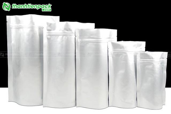 Kích thước túi zip bạc