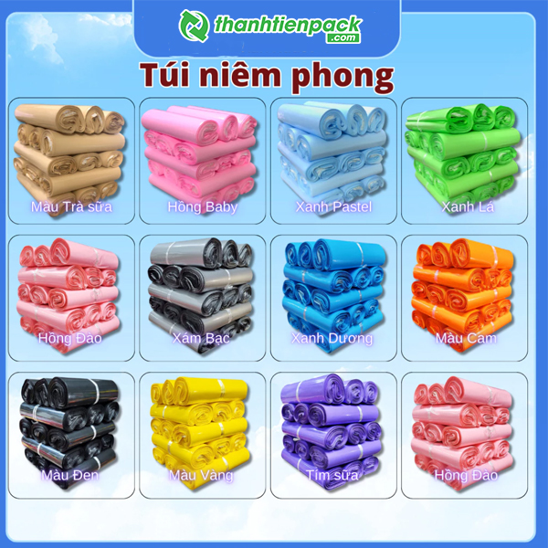  màu sắc túi niêm phong