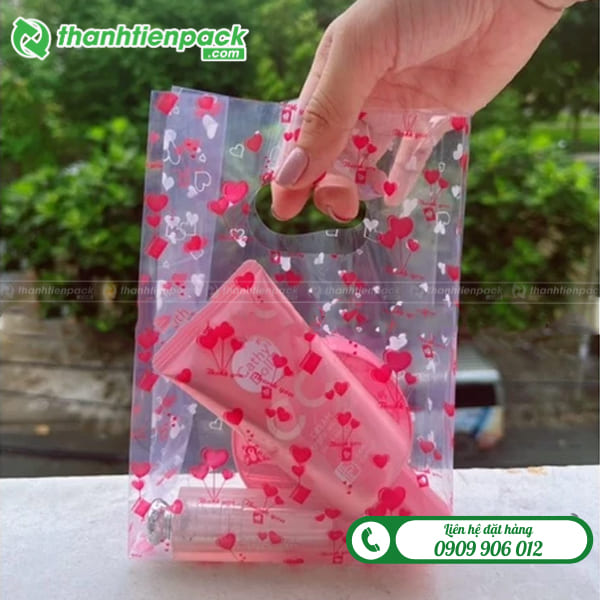 Túi đựng mỹ phẩm in sẵn