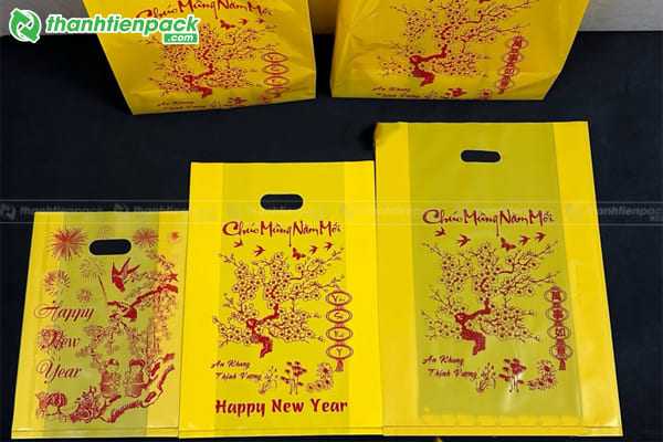 Túi hột xoài đựng lịch tết