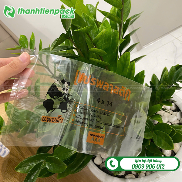 Túi nilon pe trong suốt