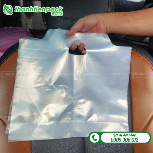 Túi pe trong đựng ly nước