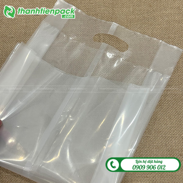Túi PP xếp hông trong suốt