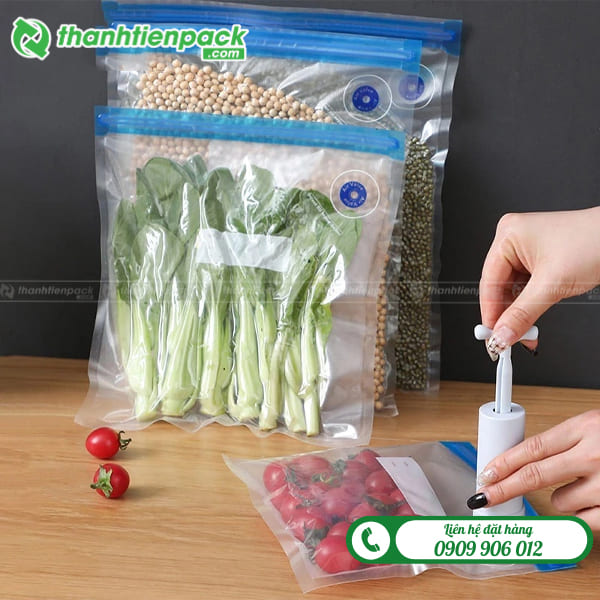 Bao zip hút chân không