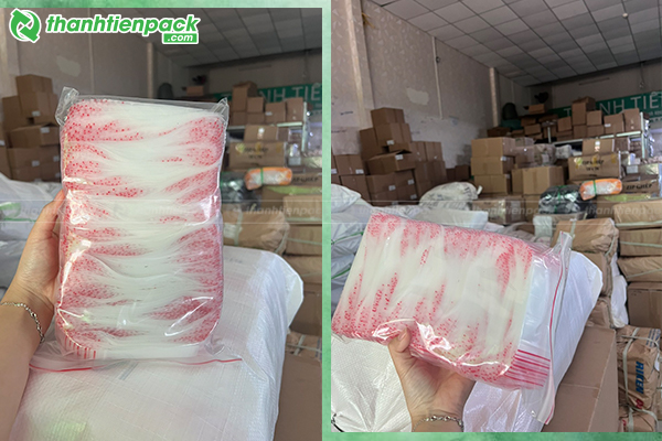 Cung cấp túi zip chỉ đỏ