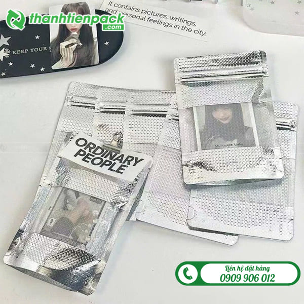 Túi zip bạc đựng album