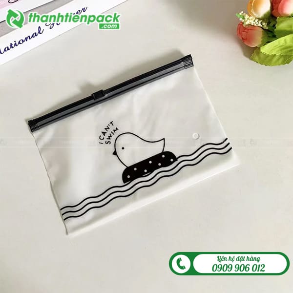 Túi zip đựng bút viết in ấn đẹp