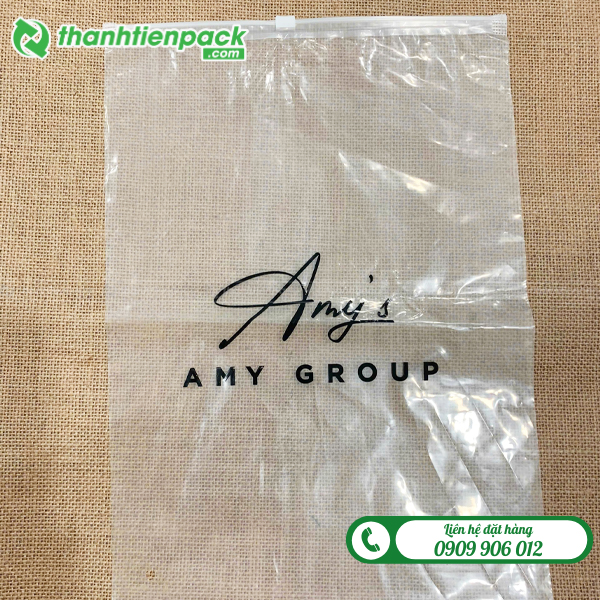 túi zip đựng quần áo pe trong