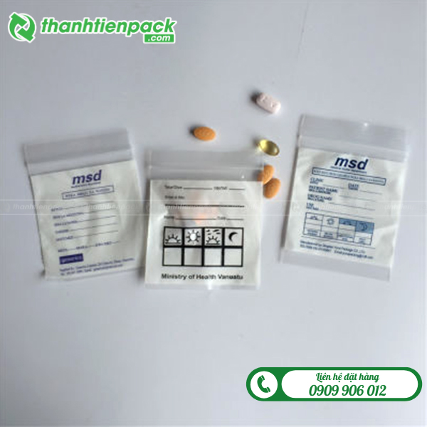 Túi zip đựng thuốc mem